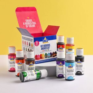 Kit 9 Colores en gel básicos (40g)
