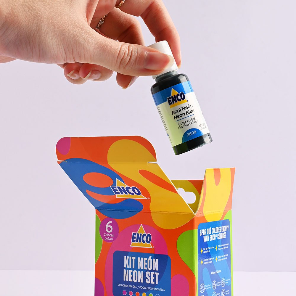 Kit Neón 6 Colores en gel (20g) - Imagen 4